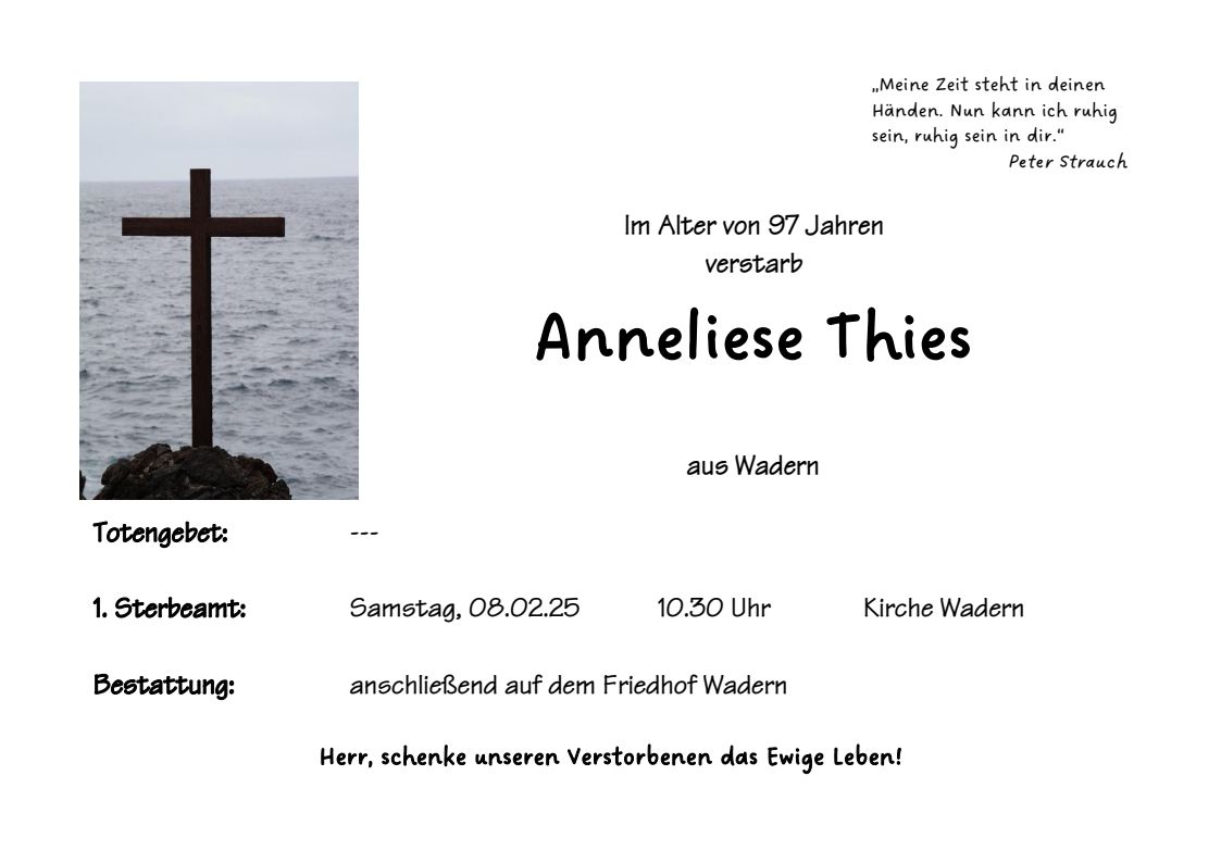 Wa Anneliese Thies